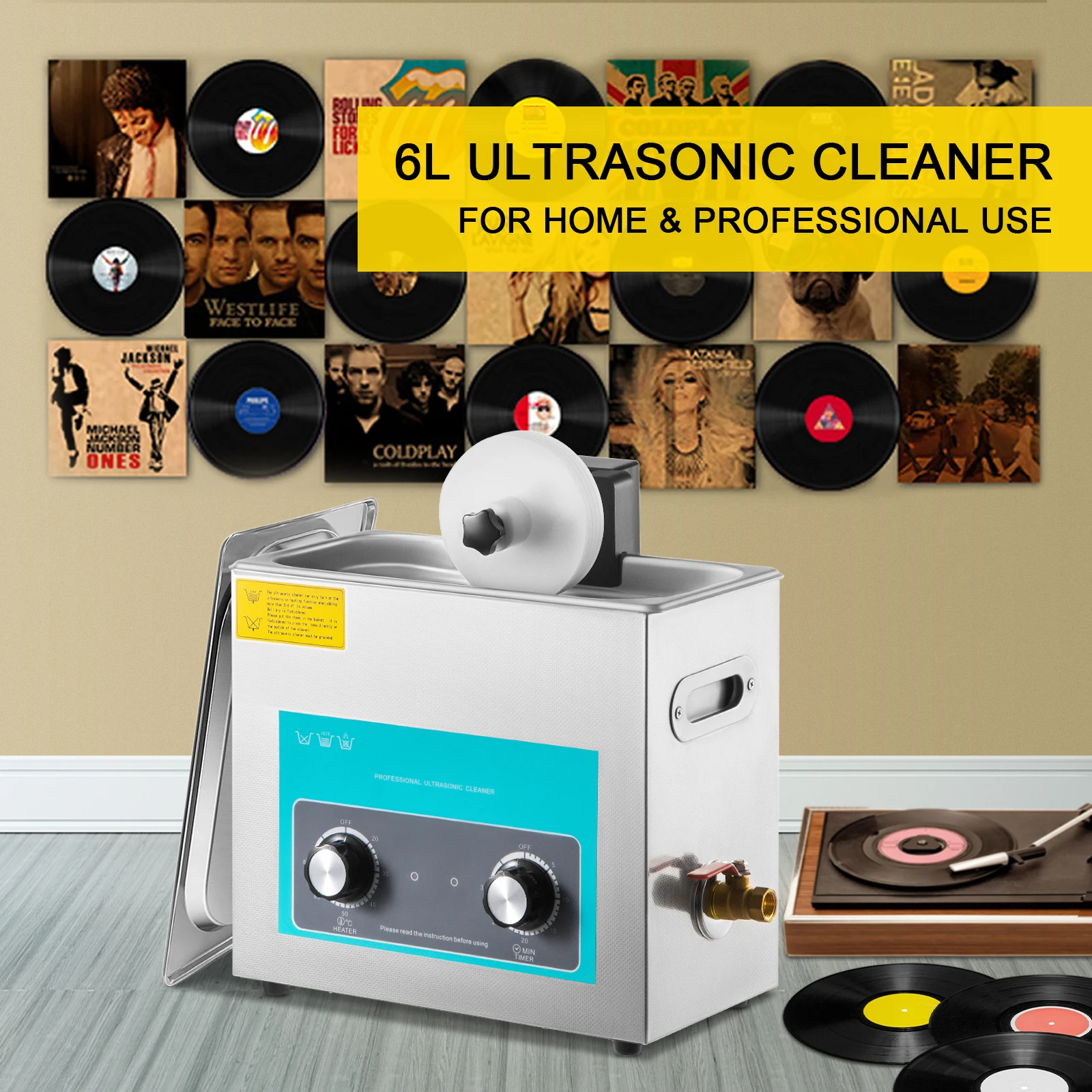 Vinyl Record Cleaner - جهاز تنظيف أسطوانات الفينيل بالموجات فوق