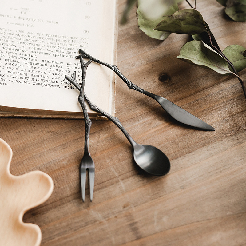 طقم أدوات مائدة ياباني إبداعي  - مراجعة Vintage Collectible Spoons وسعره
