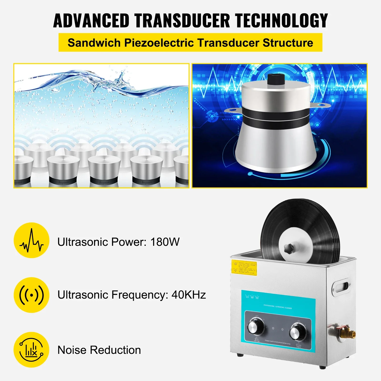SIHAO 6L بالموجات فوق الصوتية  - مراجعة Vinyl Record Cleaner وسعره